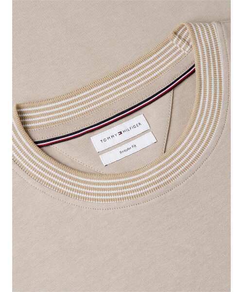 TOMMY HILFIGER(トミーヒルフィガー)の「グラフィックロゴ半袖ジャージーTシャツ(Tシャツ/カットソー・メンズ・ベージュ/ホワイト/ネイビー・SMALL/LARGE/MEDIUM/X-LARGE)」の14枚目の写真