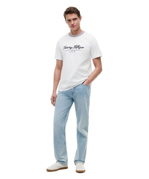 TOMMY HILFIGER(トミーヒルフィガー)の「グラフィックロゴ半袖ジャージーTシャツ(Tシャツ/カットソー・メンズ・ベージュ/ホワイト/ネイビー・SMALL/LARGE/MEDIUM/X-LARGE)」の15枚目の写真