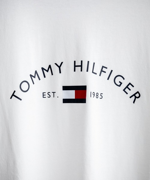 TOMMY HILFIGER（トミーヒルフィガー）の「TOMMY HILFIGER アーチロゴプリント半袖Tシャツ（Tシャツ/カットソー・メンズ・ネイビー/ホワイト・XL/L/M/S）」の19枚目の写真