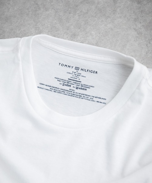 TOMMY HILFIGER（トミーヒルフィガー）の「TOMMY HILFIGER アーチロゴプリント半袖Tシャツ（Tシャツ/カットソー・メンズ・ネイビー/ホワイト・XL/L/M/S）」の22枚目の写真