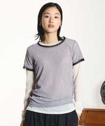 ROSE BUD | OKIRAKU×ROSEBUD/MESH TEE(シャツ/ブラウス)