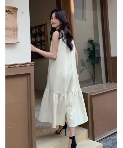 birthday Bash★ライトブルー ノースリーブ Aライン ワンピース birthday Bash☆ライトブルー ノースリーブ Aライン ワンピース DRESS