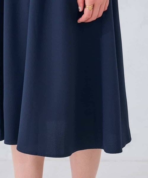 a.v.v（アーヴェヴェ）の「【洗える】バンドカラーワンピース（ワンピース・レディース・ネイビー/グリーン・38/40）」の18枚目の写真
