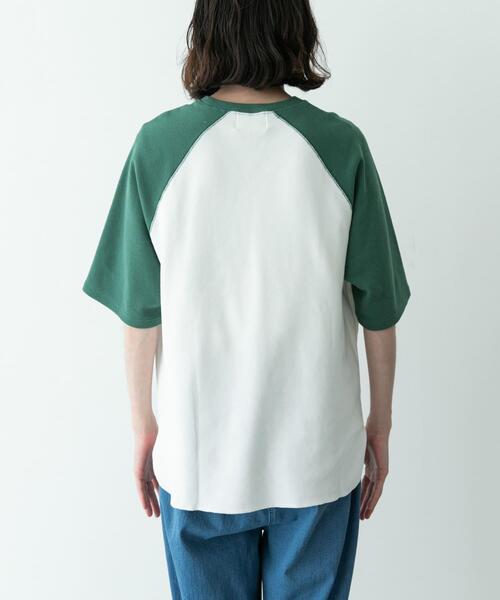 URBAN RESEARCH Sonny Label(アーバンリサーチサニーレーベル)の「配色ワッフルラグランショートスリーブTシャツ(Tシャツ/カットソー・メンズ・オフホワイト/グレー/オートミール・LARGE/MEDIUM)」の8枚目の写真