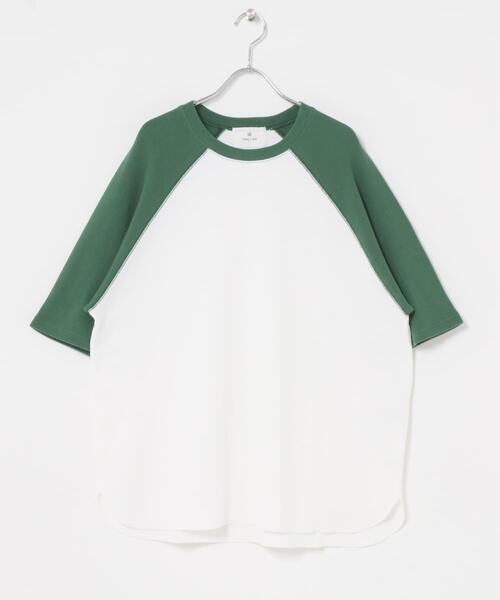 URBAN RESEARCH Sonny Label(アーバンリサーチサニーレーベル)の「配色ワッフルラグランショートスリーブTシャツ(Tシャツ/カットソー・メンズ・オフホワイト/グレー/オートミール・LARGE/MEDIUM)」の10枚目の写真