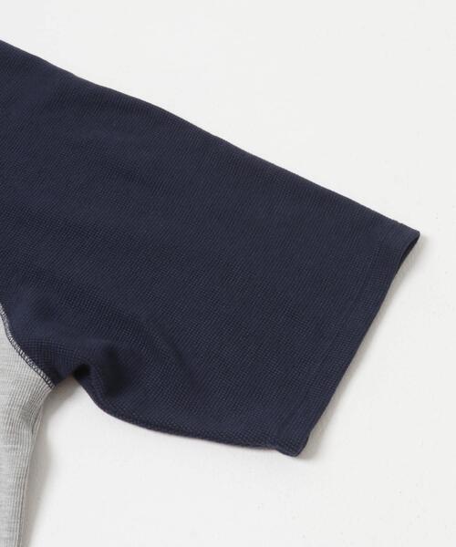 URBAN RESEARCH Sonny Label(アーバンリサーチサニーレーベル)の「配色ワッフルラグランショートスリーブTシャツ(Tシャツ/カットソー・メンズ・オフホワイト/グレー/オートミール・LARGE/MEDIUM)」の17枚目の写真