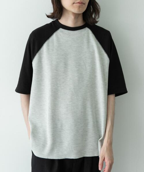 URBAN RESEARCH Sonny Label(アーバンリサーチサニーレーベル)の「配色ワッフルラグランショートスリーブTシャツ(Tシャツ/カットソー・メンズ・オフホワイト/グレー/オートミール・LARGE/MEDIUM)」の19枚目の写真