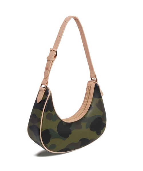 A BATHING APE（アベイシングエイプ）の「1ST CAMO HAND BAG（ハンドバッグ・レディース・グリーン/ピンク・FREE）」の5枚目の写真