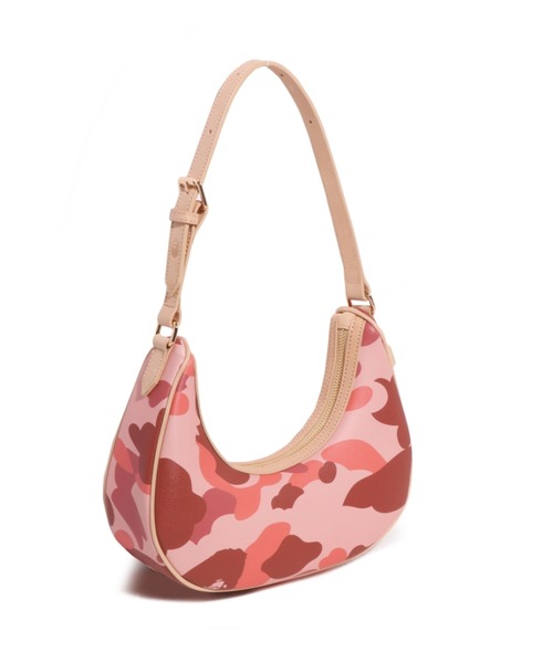 A BATHING APE（アベイシングエイプ）の「1ST CAMO HAND BAG（ハンドバッグ・レディース・グリーン/ピンク・FREE）」の6枚目の写真