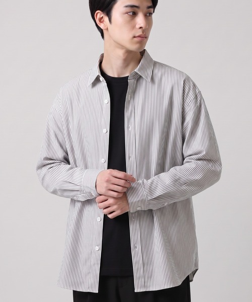 REBALANCE(リバランス)の「ストライプシャツ(シャツ/ブラウス・メンズ・A/B・LARGE/X-LARGE/MEDIUM)」の2枚目の写真