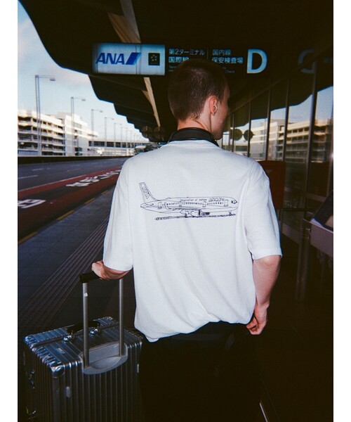 BEAMS T(ビームスティー)の「ANA × BEAMS / DREAMING OF HANEDA T-Shirt(Tシャツ/カットソー・メンズ・ホワイト・S/L/XL/M)」の1枚目の写真