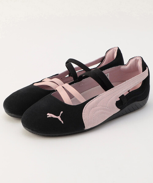 PUMA(プーマ)の「PUMA/プーマ SPEEDCAT BALLET SD WOMENS/ウィメンズ スピードキャット バレエ SD スニーカー(スニーカー・レディース・ブラック/ピンク系その他・24.5cm/23.5cm)」の1枚目の写真