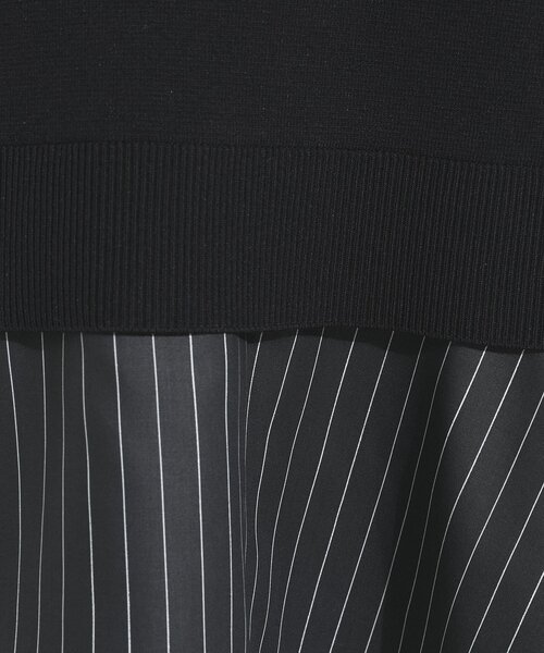 INDIVI(インディヴィ)の「【洗える/1枚でコーデ完成】重ね着風ニットトップス(Tシャツ/カットソー・レディース・ブルー系その他/ベージュ系その他2/ブラック系4/ネイビー系4・38/34/15 /13/05/19)」の13枚目の写真