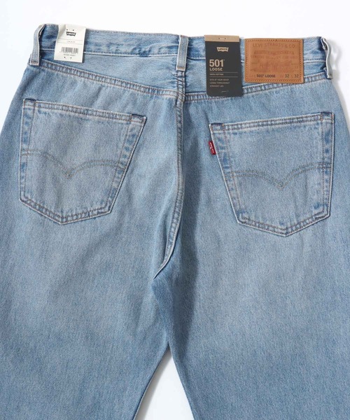 Levi's(リーバイス)の「Levi's/リーバイス 501 LOOSE/ワイドデニムパンツ/ルーズストレートフィット(デニムパンツ・メンズ・ワンウォッシュ/ライトインディゴブルー/ブラック・32inch/28inch/36inch/30inch/34inch)」の20枚目の写真
