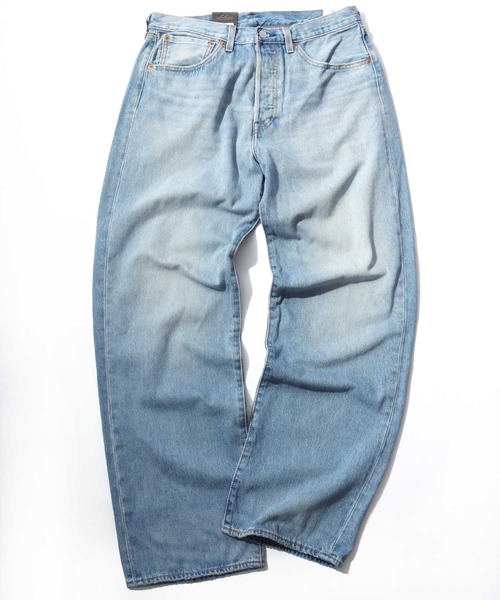 Levi's(リーバイス)の「Levi's/リーバイス 501 LOOSE/ワイドデニムパンツ/ルーズストレートフィット(デニムパンツ・メンズ・ワンウォッシュ/ライトインディゴブルー/ブラック・32inch/28inch/36inch/30inch/34inch)」の6枚目の写真