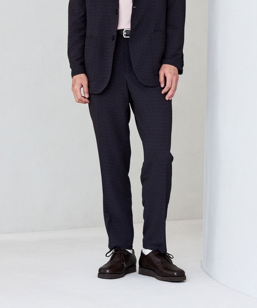 JUN STANDARD PICKS(ジュンスタンダードピックス)の「【ROLL IN BACK/ロールインバック】スラックス/セットアップ対応/ウォッシャブル(その他パンツ・メンズ・チャコールグレー/ネイビー・LL/M/S/L)」の3枚目の写真