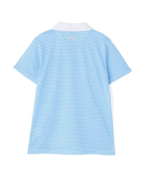 PEARLY GATES（パーリーゲイツ）の「【PEARLY GATES】ボーダー柄KAZEメッシュ半袖ポロシャツ（ポロシャツ・レディース・ホワイト系その他・MEDIUM/LARGE）」の18枚目の写真
