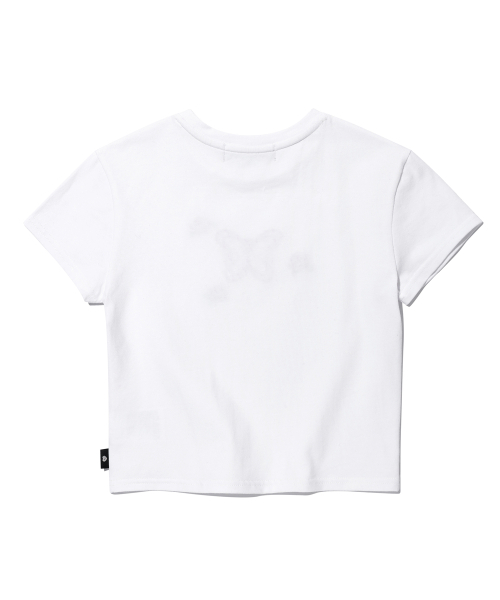 YOUHEE(ユヒ)の「BUTTERFLY APLIQUE T-SHIRTS WHITE(Tシャツ/カットソー・レディース・その他・FREE)」の3枚目の写真