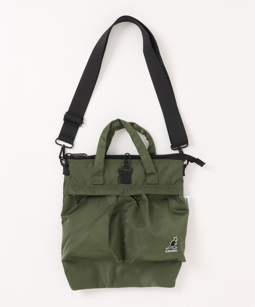 KANGOL（カンゴール）の「【KANGOL】ナイロン 2WAY ショルダーバッグ（ショルダーバッグ・メンズ・ブラック/ネイビー/カーキ・FREE）」の3枚目の写真
