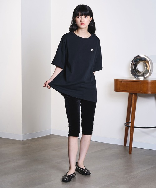 ROSE BUD(ローズバッド)の「VELOUR CAPRI PANTS(その他パンツ・レディース・ブラウン/ブラック・ONE SIZE)」の5枚目の写真