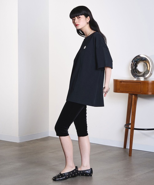 ROSE BUD(ローズバッド)の「VELOUR CAPRI PANTS(その他パンツ・レディース・ブラウン/ブラック・ONE SIZE)」の7枚目の写真
