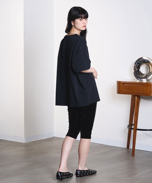 ROSE BUD(ローズバッド)の「VELOUR CAPRI PANTS(その他パンツ・レディース・ブラウン/ブラック・ONE SIZE)」の8枚目の写真