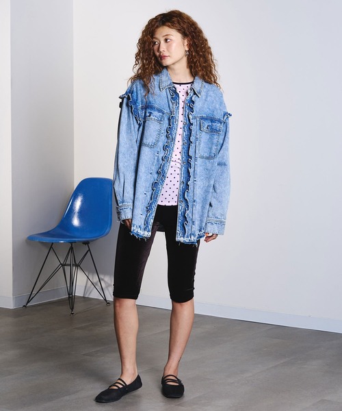 ROSE BUD(ローズバッド)の「VELOUR CAPRI PANTS(その他パンツ・レディース・ブラウン/ブラック・ONE SIZE)」の12枚目の写真