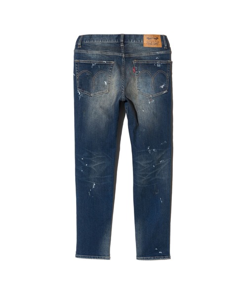 glamb（グラム）の「Heavy Remake Slim Denim / ヘビーリメイクスリムデニム（デニムパンツ・メンズ・インディゴブルー/ブラック・S/L/M）」の13枚目の写真