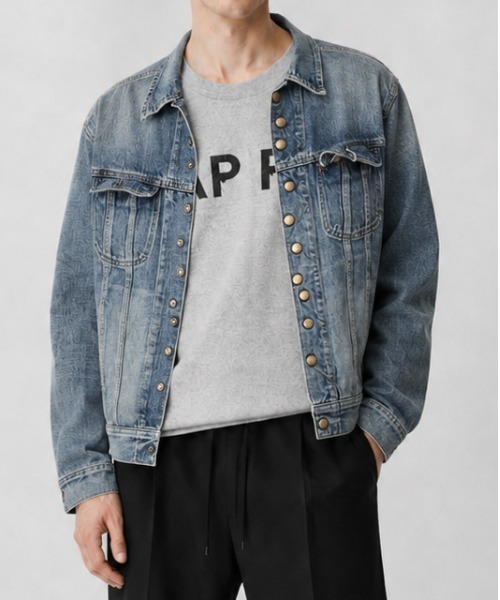 N.HOOLYWOOD(N.ハリウッド)の「【N.HOOLYWOOD/エヌハリウッド】別注あの頃の×New Manual Denim Jacket(デニムジャケット・メンズ・ブルー・42/40/36/38)」の1枚目の写真
