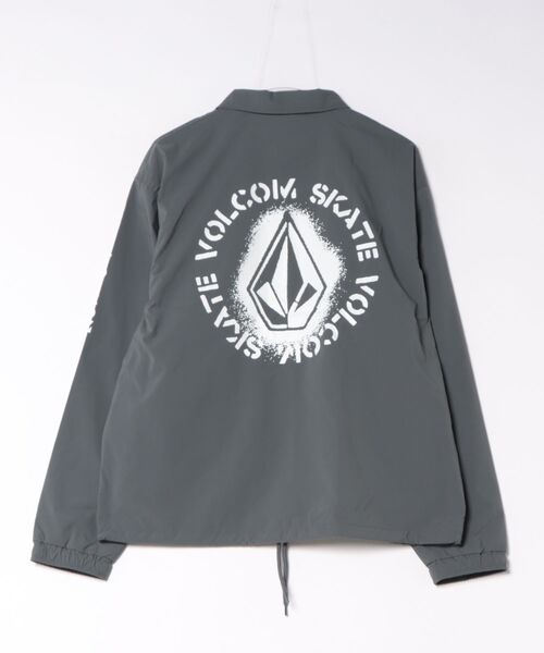 VOLCOM(ボルコム)の「VOLCOM/ボルコム コーチジャケット ロゴ バックプリント BG052752(その他アウター・メンズ・グレー/ブラック・XL/M/L)」の5枚目の写真
