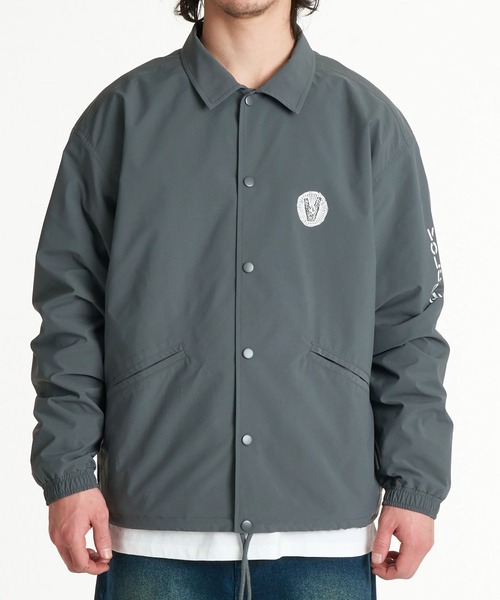 VOLCOM(ボルコム)の「VOLCOM/ボルコム コーチジャケット ロゴ バックプリント BG052752(その他アウター・メンズ・グレー/ブラック・XL/M/L)」の10枚目の写真