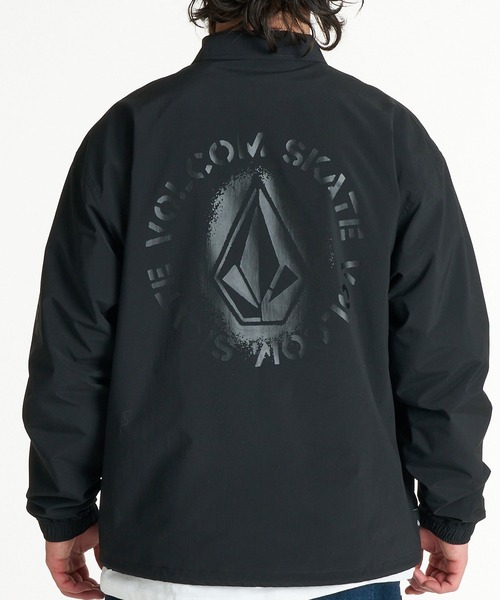 VOLCOM(ボルコム)の「VOLCOM/ボルコム コーチジャケット ロゴ バックプリント BG052752(その他アウター・メンズ・グレー/ブラック・XL/M/L)」の7枚目の写真