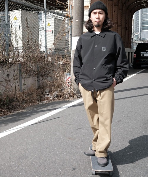 VOLCOM(ボルコム)の「VOLCOM/ボルコム コーチジャケット ロゴ バックプリント BG052752(その他アウター・メンズ・グレー/ブラック・XL/M/L)」の9枚目の写真