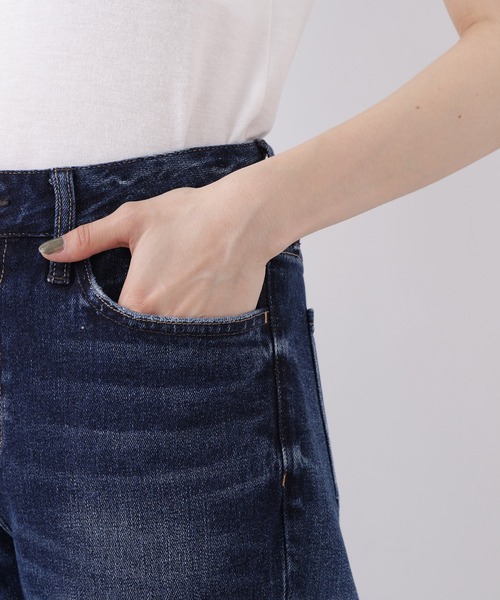 N.(N. Natural Beauty Basic)(エヌエヌナチュラルビューティーベーシック)の「<Healthy DENIM>フレアデニムパンツ(デニムパンツ・レディース・ブラック/ブルー系その他・SMALL/MEDIUM)」の22枚目の写真