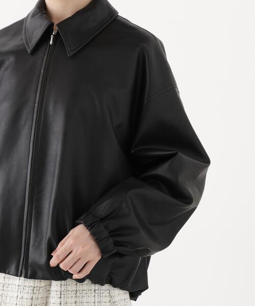 PROPORTION BODY DRESSING(プロポーションボディドレッシング)の「<a>フェイクレザーブルゾン / 1216255902(ブルゾン・レディース・ブラック/ブラウン・MEDIUM/SMALL)」の14枚目の写真