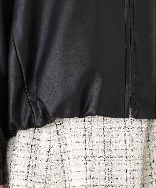 PROPORTION BODY DRESSING(プロポーションボディドレッシング)の「<a>フェイクレザーブルゾン / 1216255902(ブルゾン・レディース・ブラック/ブラウン・MEDIUM/SMALL)」の16枚目の写真