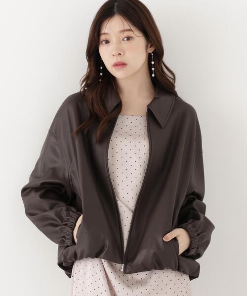 PROPORTION BODY DRESSING(プロポーションボディドレッシング)の「<a>フェイクレザーブルゾン / 1216255902(ブルゾン・レディース・ブラック/ブラウン・MEDIUM/SMALL)」の20枚目の写真