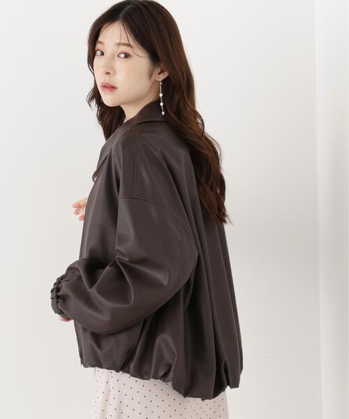 PROPORTION BODY DRESSING(プロポーションボディドレッシング)の「<a>フェイクレザーブルゾン / 1216255902(ブルゾン・レディース・ブラック/ブラウン・MEDIUM/SMALL)」の22枚目の写真