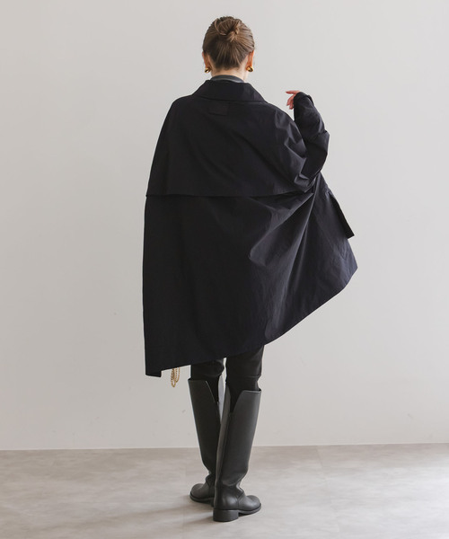 COGTHEBIGSMOKE(コグザビッグスモーク)の「《WEB限定追加・別注》COG THE BIG SMOKE/コグ MADDISON SQUARE COAT(その他アウター・レディース・ブラック・FREE)」の2枚目の写真