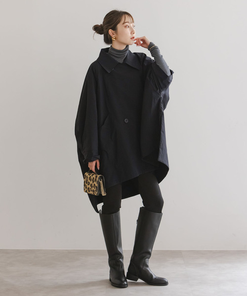 COGTHEBIGSMOKE(コグザビッグスモーク)の「《WEB限定追加・別注》COG THE BIG SMOKE/コグ MADDISON SQUARE COAT(その他アウター・レディース・ブラック・FREE)」の6枚目の写真