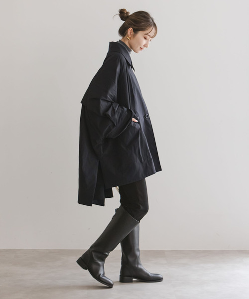 COGTHEBIGSMOKE(コグザビッグスモーク)の「《WEB限定追加・別注》COG THE BIG SMOKE/コグ MADDISON SQUARE COAT(その他アウター・レディース・ブラック・FREE)」の7枚目の写真