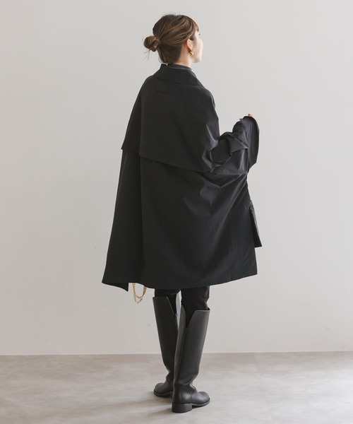 COGTHEBIGSMOKE(コグザビッグスモーク)の「《WEB限定追加・別注》COG THE BIG SMOKE/コグ MADDISON SQUARE COAT(その他アウター・レディース・ブラック・FREE)」の8枚目の写真