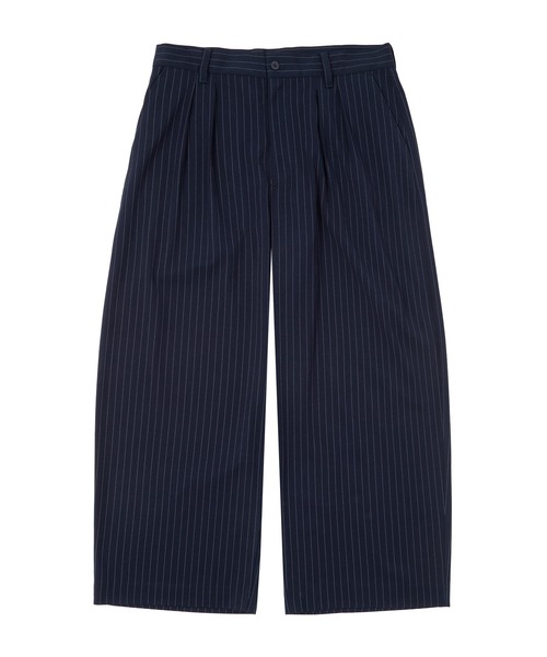 HUF(ハフ)の「STRIPE TWO TUCK TROUSER(その他パンツ・メンズ・ネイビー/ブラウン・28/34/32/30)」の10枚目の写真