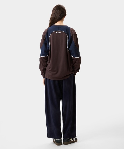 HUF(ハフ)の「STRIPE TWO TUCK TROUSER(その他パンツ・メンズ・ネイビー/ブラウン・28/34/32/30)」の21枚目の写真