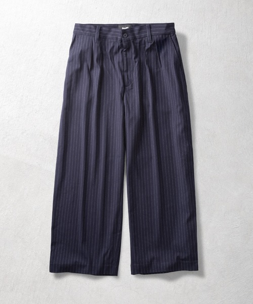 HUF(ハフ)の「STRIPE TWO TUCK TROUSER(その他パンツ・メンズ・ネイビー/ブラウン・28/34/32/30)」の9枚目の写真