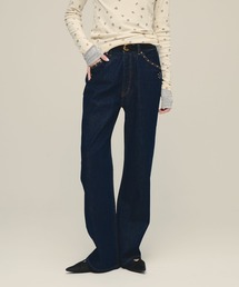 eL | 【eL】Studded Denim Pants/1063708(デニムパンツ)
