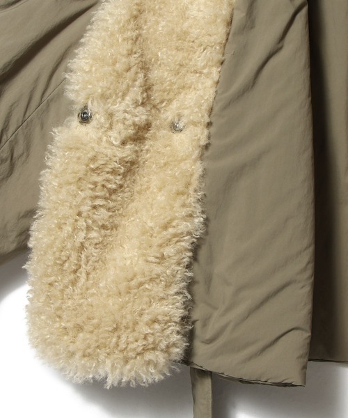 UNUS(ユナス)の「UNUS / Fur Collar Padded Coat(その他アウター・レディース・カーキ・FREE)」の8枚目の写真