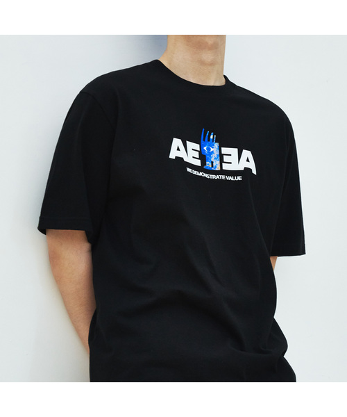 AEXEA(アクシー)の「ザコスモス 半袖Tシャツ E04BRD_ABX10219(Tシャツ/カットソー・メンズ・ブルー/ホワイト/グレー系その他/ブラック・S/XL/L/M)」の3枚目の写真