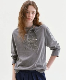 ビーズ刺繍 ロングスリーブTシャツ FQ26S132【Fano Studios】【2026AW】
