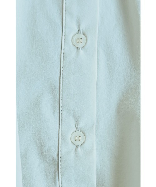 marjour（マージュール）の「【COOL】NO-IRON DOUBLE BLOUSE（シャツ/ブラウス・レディース・グレー系/ブラック・M）」の9枚目の写真